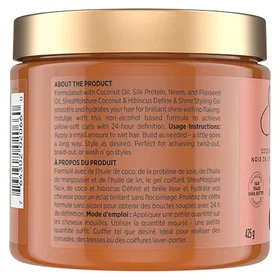 Shea Moisture Coconut&hibiscus Defining Styling Gel 426g