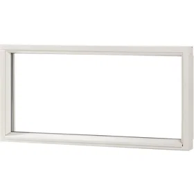 Natre Topphengt Garasje Vindue PVC 1-Del 2-Glas 10x5