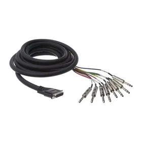 Hosa 8-Channel Stereo Male 1/4" Phone to Male 3-Pin XLR Snake Cable 4m STX-804M