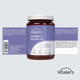 Vitalers Chasteberry Vitex 500mg 60 Kapslar
