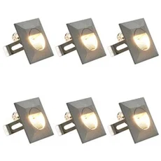 vidaXL Utomhus Vägg Lampa LED (2W) (6-pack)