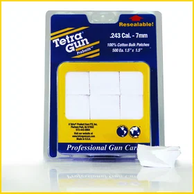 TetraGun ProSmith .243 Cal 7mm Cotton Patches