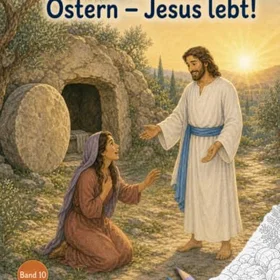 Bibelgeschichten Zum Ausmalen Band 10 Påsk Jesus lever Färgläggningsbok