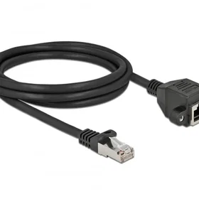 DeLock S/FTP Cat6a 2m Netværkskabel 87002