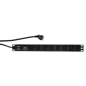 LogiLink PDU8A01 8-Way Surge Protected Power Strip PDU8A01