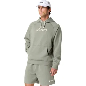 Asics Logo Fleece Pullover Hoodie (Herr)