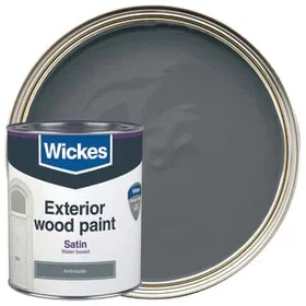 Wickes Exterior Paint Anthracite Grey 0.75L