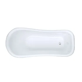 Bathlife Ideal Badkar Grå Akryl 153x67cm 401410017