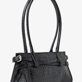 Gina Tricot Croco Buckle Axelremsväska