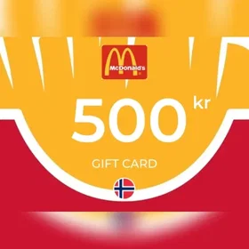McDonald's Gavekort 500 NOK