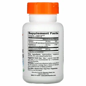 Doctor's Best NAC Detox Regulators 60 Capsules