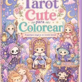 Taro Cute para Colorear Arquetipos Mágicos en Versión Kawaii Färgläggningsbok