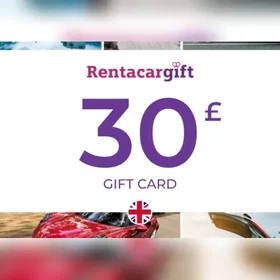 RentacarGift Gavekort 30 GBP