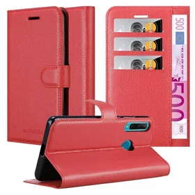 Cadorabo Wallet Case with Magnetic Closure Kickstand and Card Slot for Honor 20e