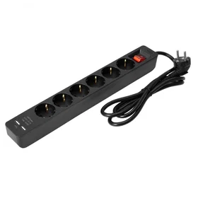 Eurolite ON-1 6-vägs med 2x USB