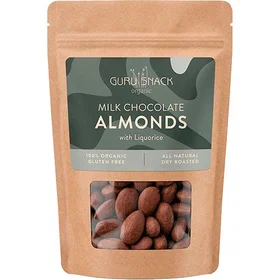 Guru Snack Milk Chocolate Almonds with Licorice 100g