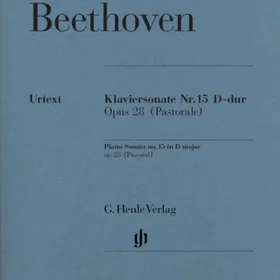 Henle Verlag Sonate pour piano n° 15 en ré majeur op. 28 (Pastorale)