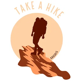 Kruskis Take A Hike Eco Kortärmad T-shirt (Unisex)