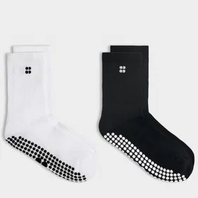Sweaty Betty Pilates Crew Gripper Sokker 2-pack (Dame)