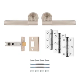 Carlisle Door Latch Kit Nickel