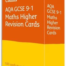 HarperCollins Aqa Gcse 9-1 Maths Higher Revision Flashcards 4-Card