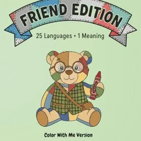 Patchwork Words: Friend Edition Färgläggningsbok