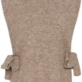 Kaffe Kamartine Strikkegenser Desert Taupe Melange (Dame)