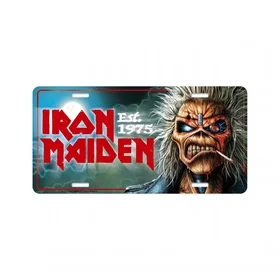 Razamataz Iron Maiden Nummerplatta Est 1975