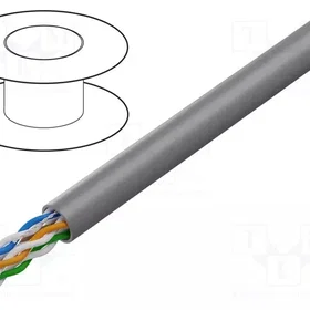 Lanberg LCU5-11CU-0100-S U/UTP Cat5e 100m asennuskaapeli
