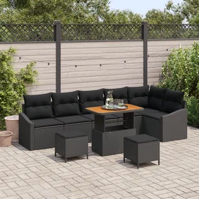 vidaXL Hage Sofasett med Pute 9 Deler 3364624