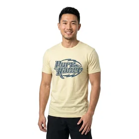 Pure Racing Logo Butter Kortärmad T-shirt (Herr)