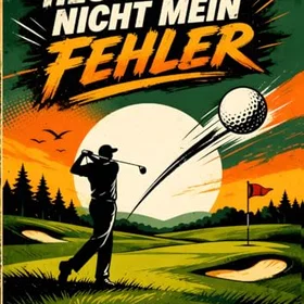Heute War’s Nicht Mein Fehler: Das Humorvolle Golf-Malbuch für Erwachsene