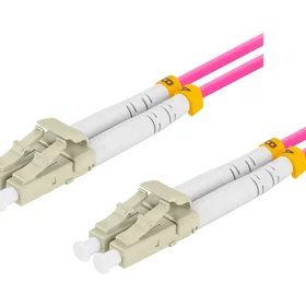 Lanberg LC/UPC OM4 10m Fiber Cable FO-LULU-MD41-0100-VT