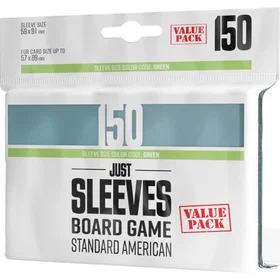 Asmodée Asmodee Just Sleeves Standard American Sleeves (150 pcs)