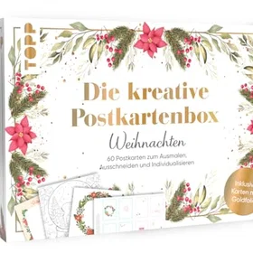 Frech Postcard Creative Christmas (White)