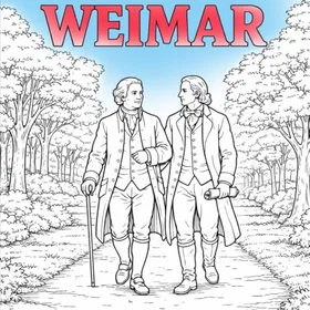 Weimar Un Libro Da Colorare Fiabesco Ricco Di Storia Cultura E Tranquillità Färgläggningsbok