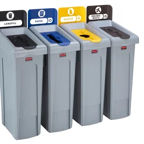 Rubbermaid Slim Jim Lajitteluasema