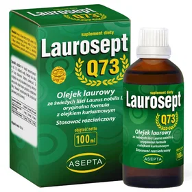 Asepta Laurosept Q73 Huile de laurier + huile de curcuma Huile de massage 100ml