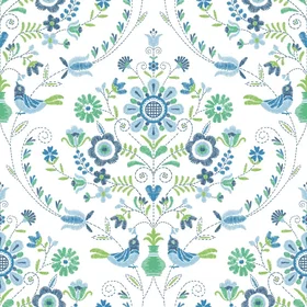 Fine Decor Britt Woodland Damask FD26511