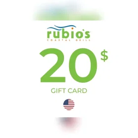 Rubio’s Coastal Grill Gavekort 20 USD