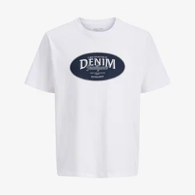 Jack & Jones JjeDover Denim Tee Kortärmad T-shirt (Herr)