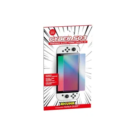 Akuma Cyber S03 Protège-écran en verre trempé pour Switch Oled (2-pack)