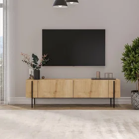 Hanah Home Herman 327ODS1271 Meuble TV 2 portes 160x31.4x45.6cm