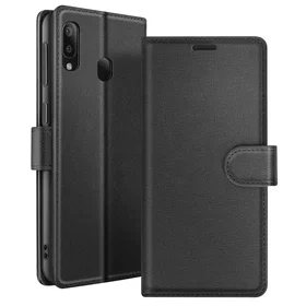 Zanae Faux Leather Wallet Case with Stand Function Tab for Samsung Galaxy A20e
