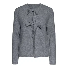 Pieces Silly LS Reversible Tie Knit Cardigan (Dam)