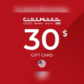 Cinemark Gavekort 30 USD