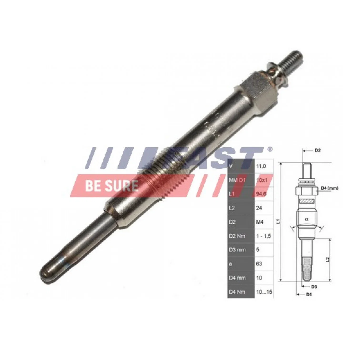 Fast Glow Plug FT82730