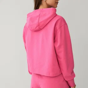 Ellos Oversized Cropped Sweat Hoodie (Dam)