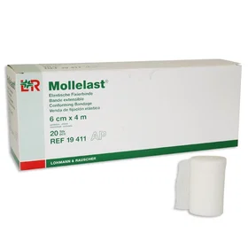 Lohmann & Rauscher Mollelast Polyamid Vit 8cm x 4m