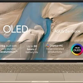 Asus Zenbook 14 UX3480QA-U1155W 14" Snapdragon X1 16GB 256GB SSD